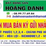NHÀ ĐẤT MỸ PHƯỚC 3 BÌNH DƯƠNG