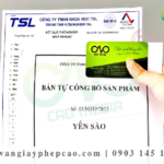 Dịch vụ công bố sản phẩm yến sào tại Bình Thuận