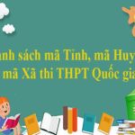 Danh sách tra cứu mã tỉnh, mã huyện, mã xã 2021 –