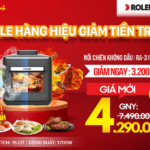Roler ra mắt nồi chiên hơi nước với mức giá giảm sâu dịp cận Tết