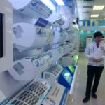 Mặt trái của thiết bị làm lạnh