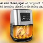 Nồi chiên không dầu Malloca MAF-06 5.6 lít – lò nướng gia đình, giá rẻ