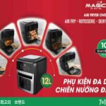 Nồi chiên không dầu kết hợp lò nướng Magic Eco M12