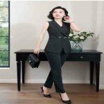 Bộ vest nữ văn phòng sang trọng cho cô nàng thanh lịch