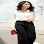 7+ Quần tây nữ công sở cao cấp, quần âu ống suông cạp cao đẹp nhất