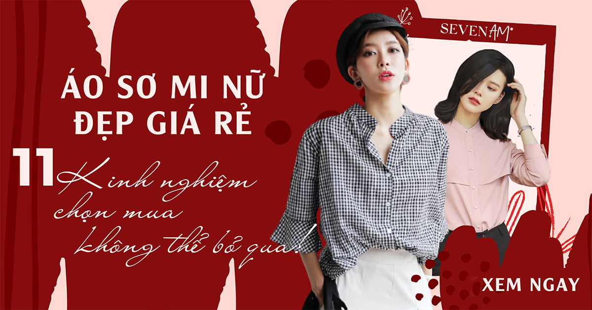 Áo sơ mi nữ giá rẻ