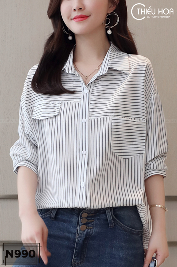 Áo Kiểu Trung Niên N990