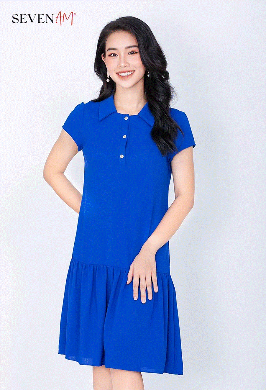 Đầm suông đuôi cá (váy hạ eo)