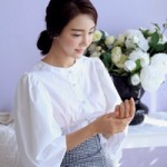 Sơ mi trắng cách điệu ghi điểm ngày nắng nóng