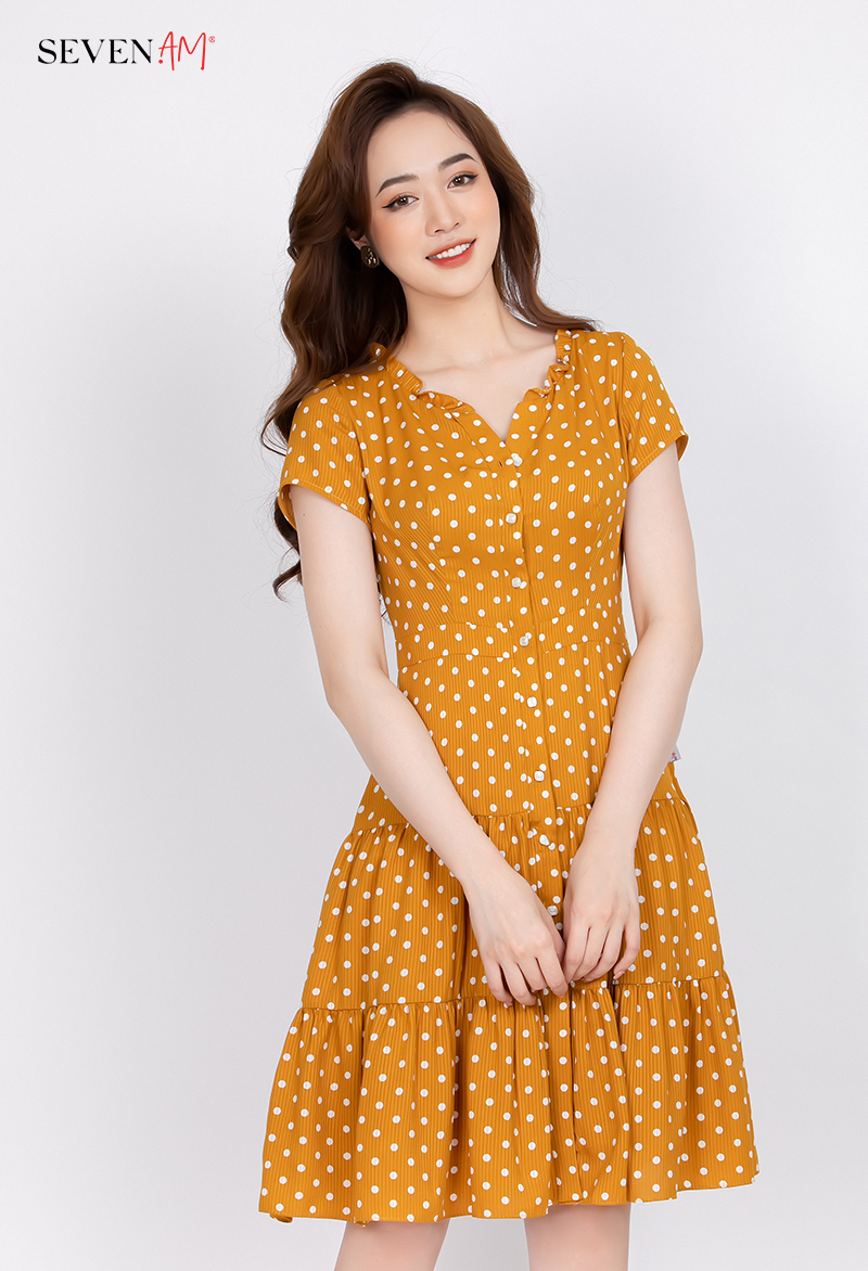 Váy vàng công sở cho phụ nữ sau sinh