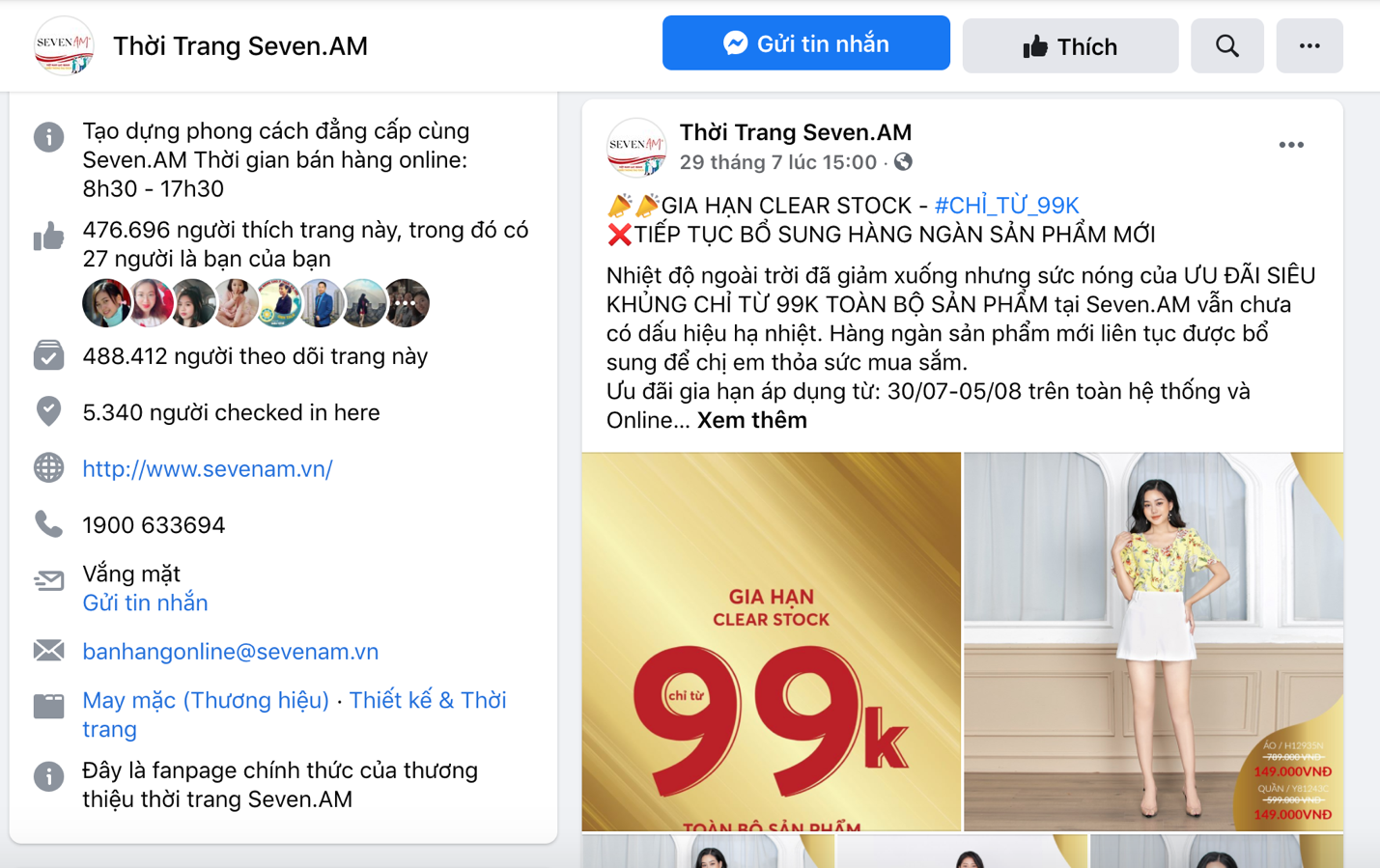 Fanpage chuyên nghiệp