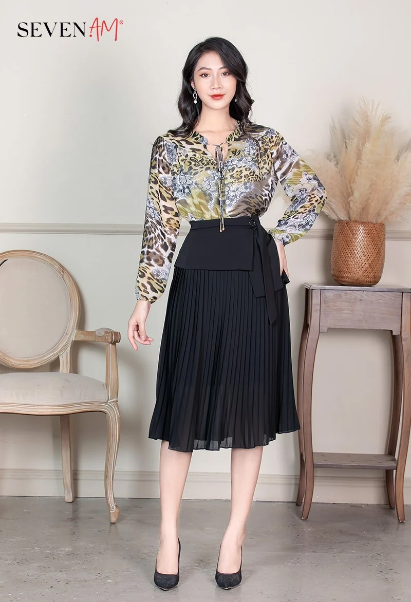 Áo sơ mi nữ công sở cao cấp tay bồng