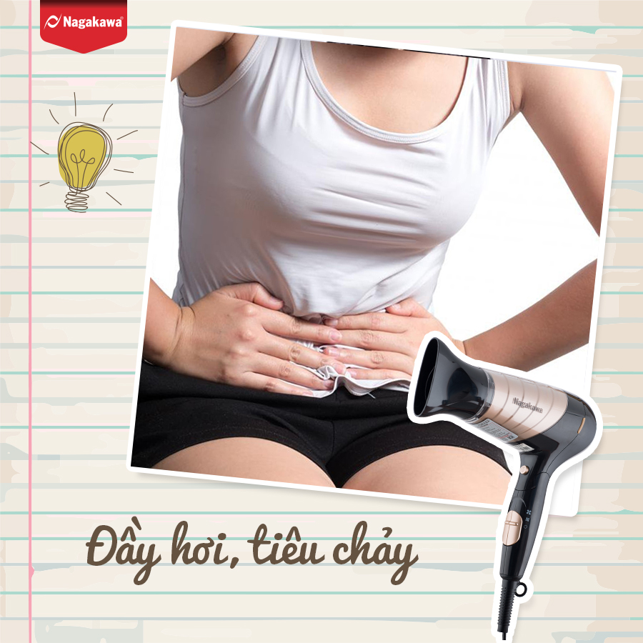 MẸO HAY CHO SỨC KHỎE CHỈ VỚI MÁY SẤY TÓC NAGAKAWA