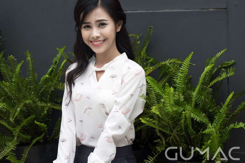 đầm công sở cho người gầy cá tính GUMAC