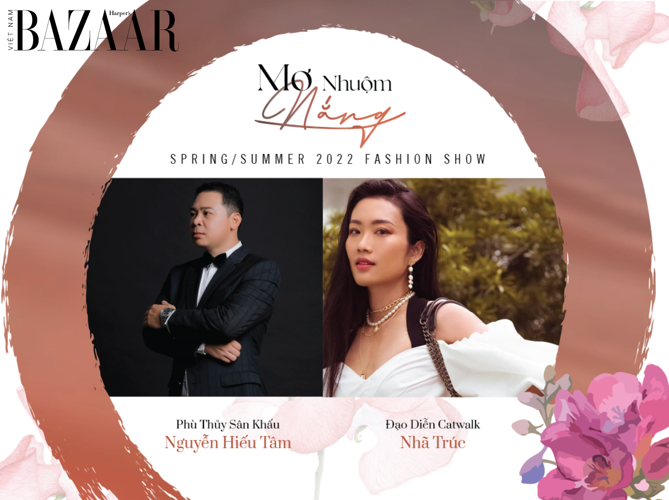 Đạo diễn Nguyễn Hiếu Tâm, catwalk director Nhã Trúc 