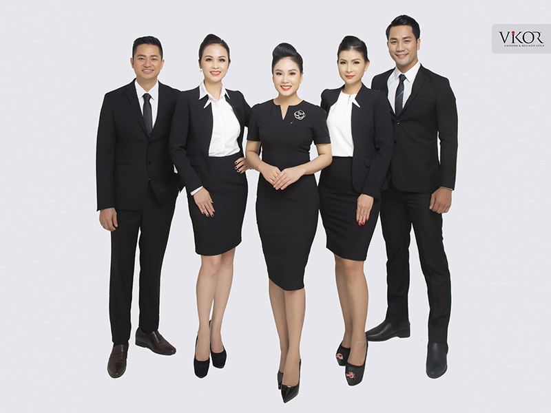 BST Đồng phục công sở màu đen VIKOR