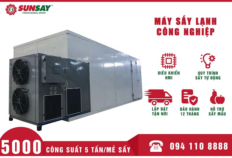 Máy sấy lạnh công nghiệp 5 tấn