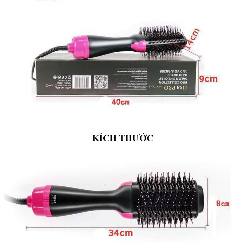 Máy Sấy Tóc và Làm Phồng Tóc 2 Trong 1 - Máy Tạo Kiểu Tóc ONE STEP 9