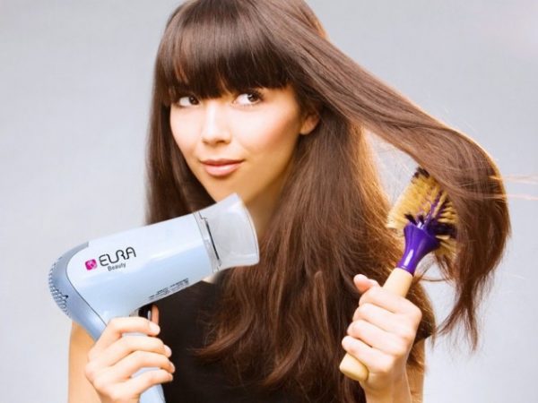 cách làm tóc xoăn bằng máy sấy