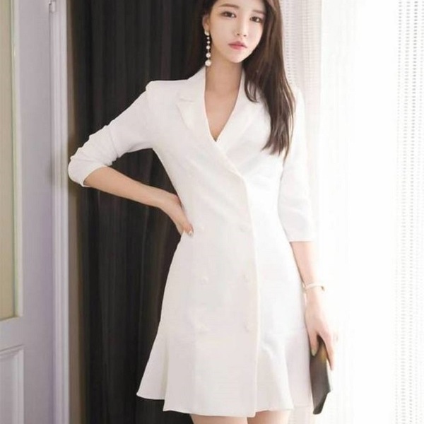 Áo đầm văn phòng basic