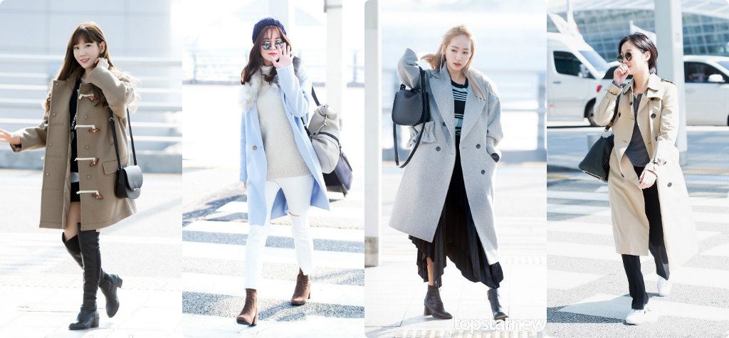 Áo khoác dài thường kết hợp cùng với những gam màu trầm đặc trưng