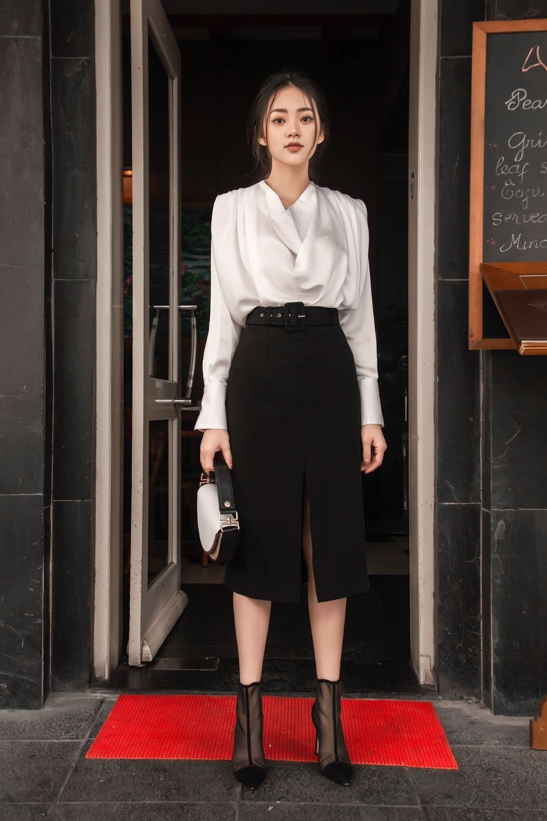 áo kiểu công sở Hàn Quốc kiểu áo sơ mi Hàn Quốc