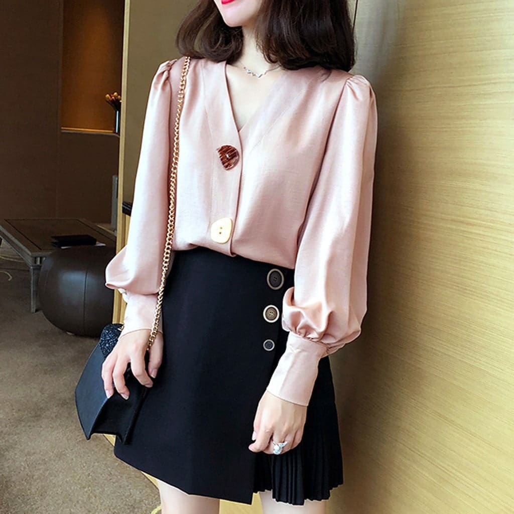 áo kiểu công sở Hàn Quốc áo sơ mi công sở nữ kiểu hàn quốc