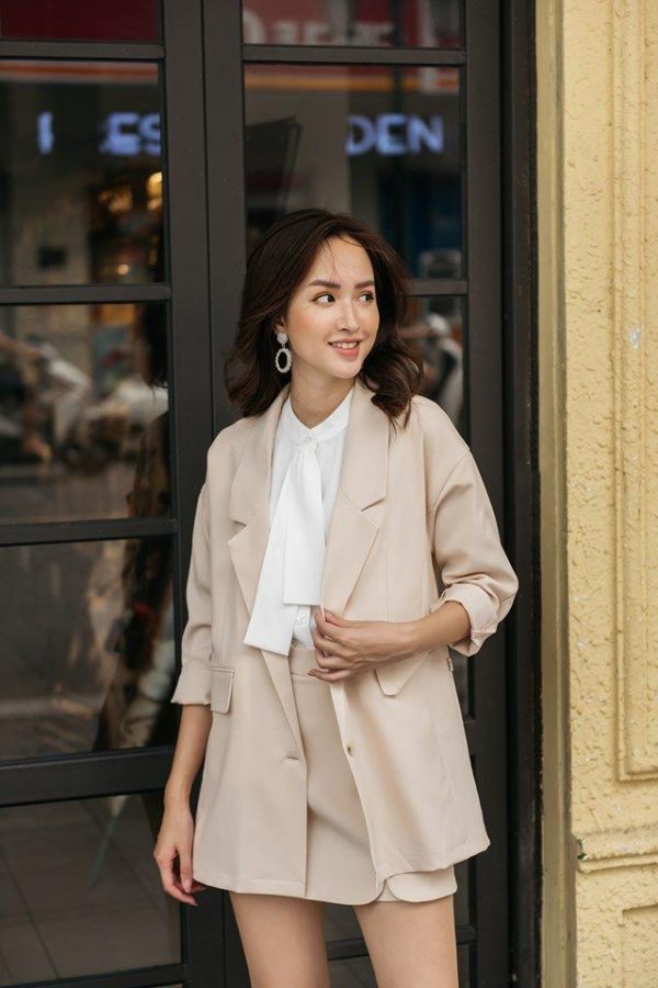 Thanh lịch với áo blazer