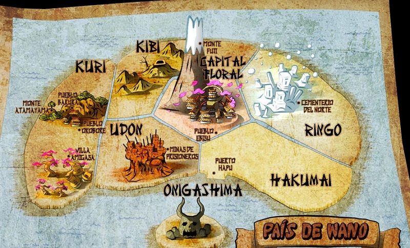 bản đồ wano quốc