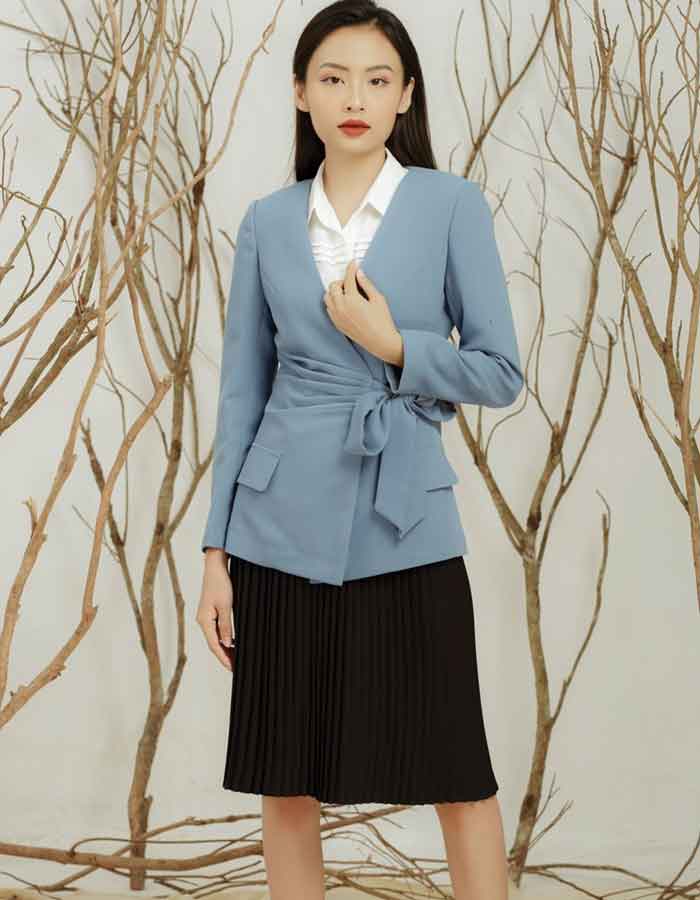 Mẫu áo vest công sở có thiết kế hiện đại