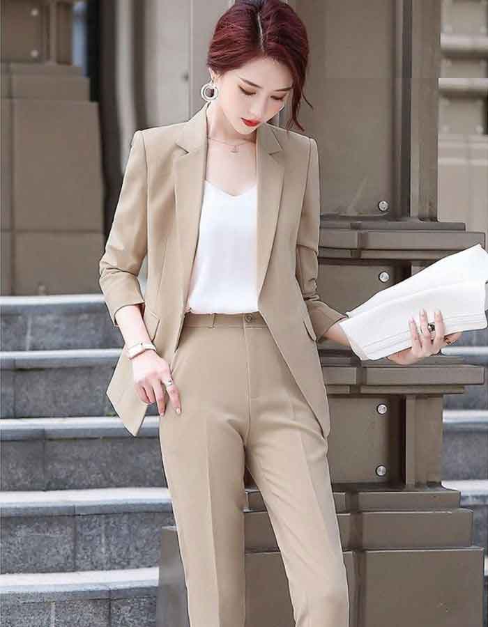 Vest công sở nữ phong cách Hàn Quốc