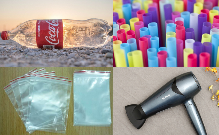 Chuẩn bị các dụng cụ để hút chân không bằng máy sấy tóc