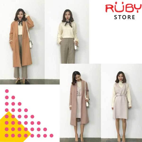 Cách phối đồ công sở nữ mùa đông