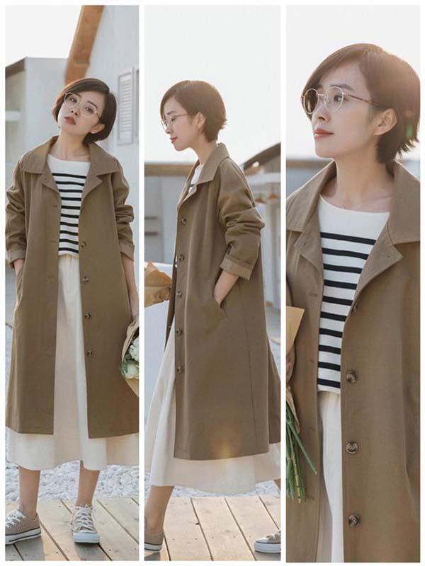 Áo khoác là Cách phối đồ đi làm công sở nữ