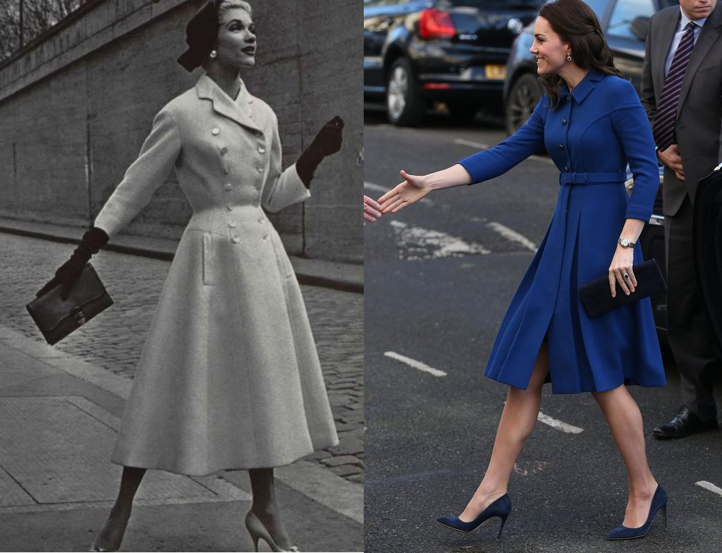 Dam cong so co tay coat dress