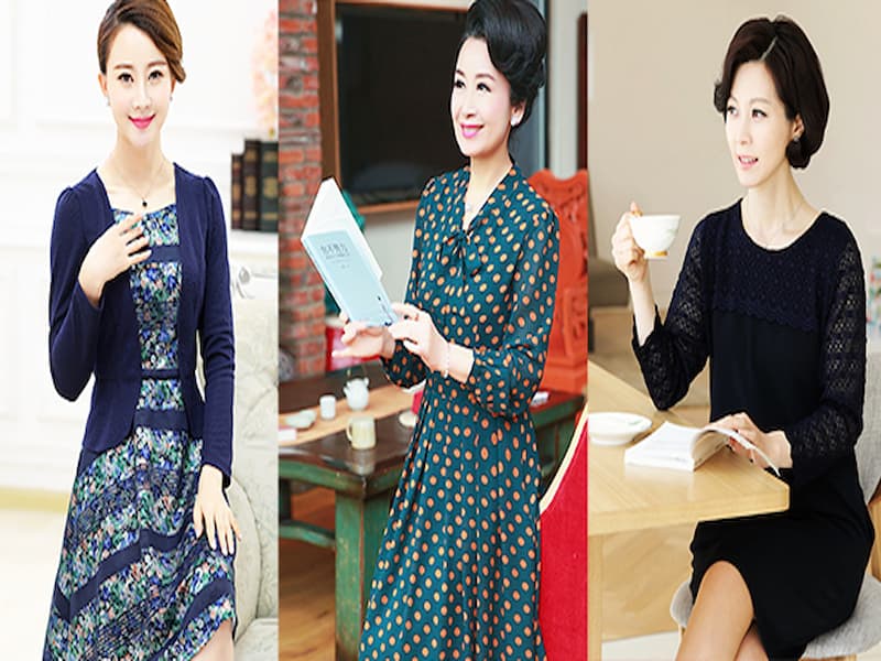 đầm công sở trung niên