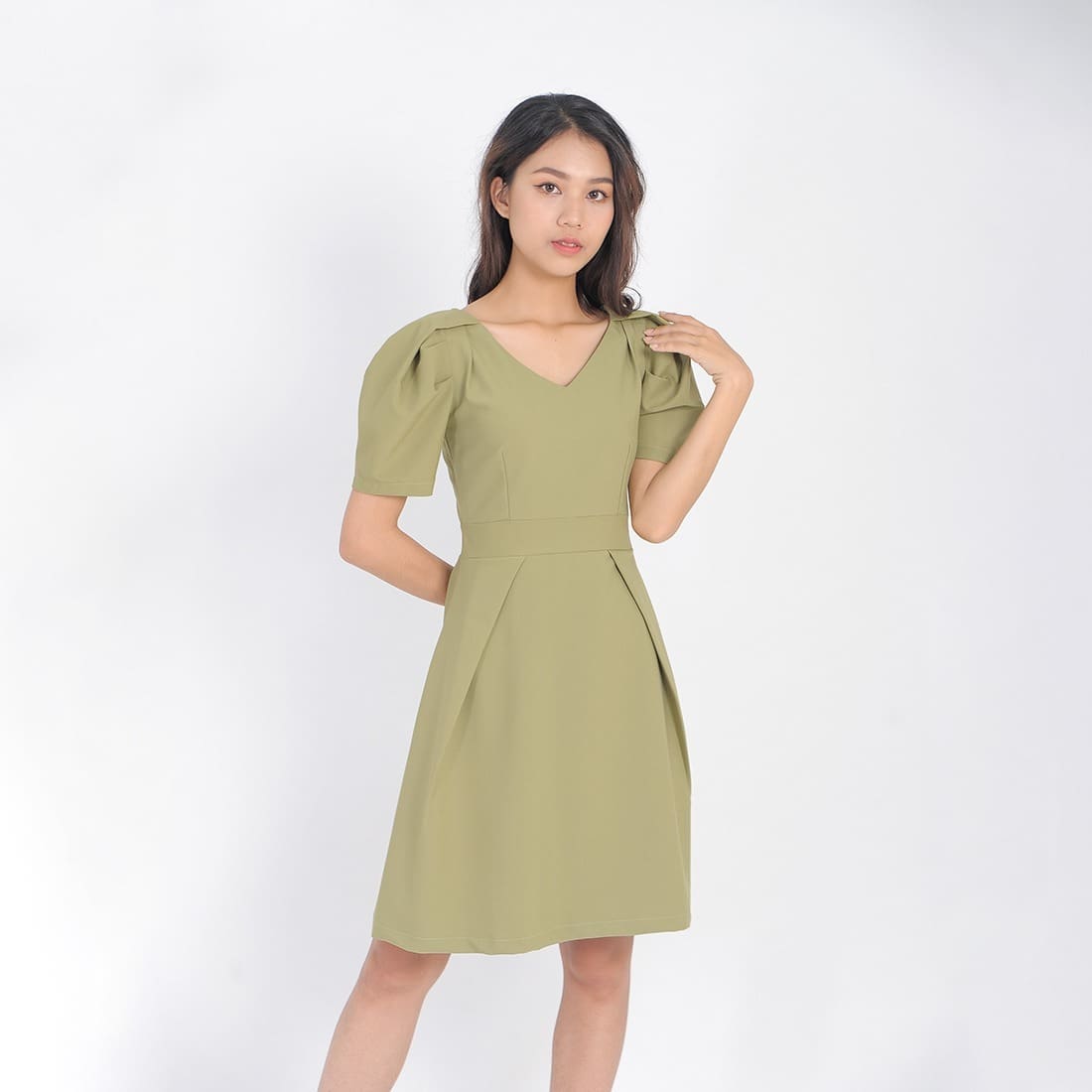 Đầm đồng phục công sở áo đầm đồng phục công sở