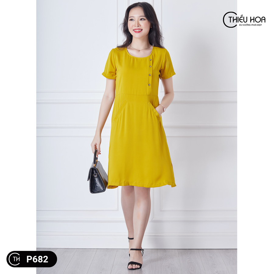 Đầm suông tuổi Trung Niên P682