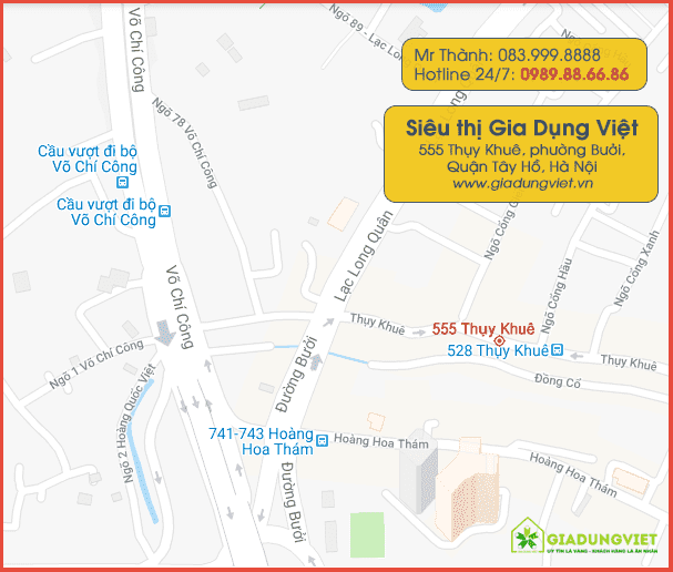 Địa chỉ showroom Gia Dụng Việt