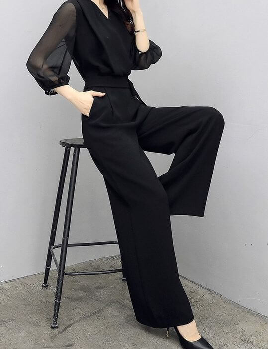 Đồ bộ công sở màu đen