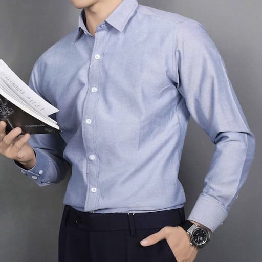 đồng phục công sở nam áo sơ mi dài tay