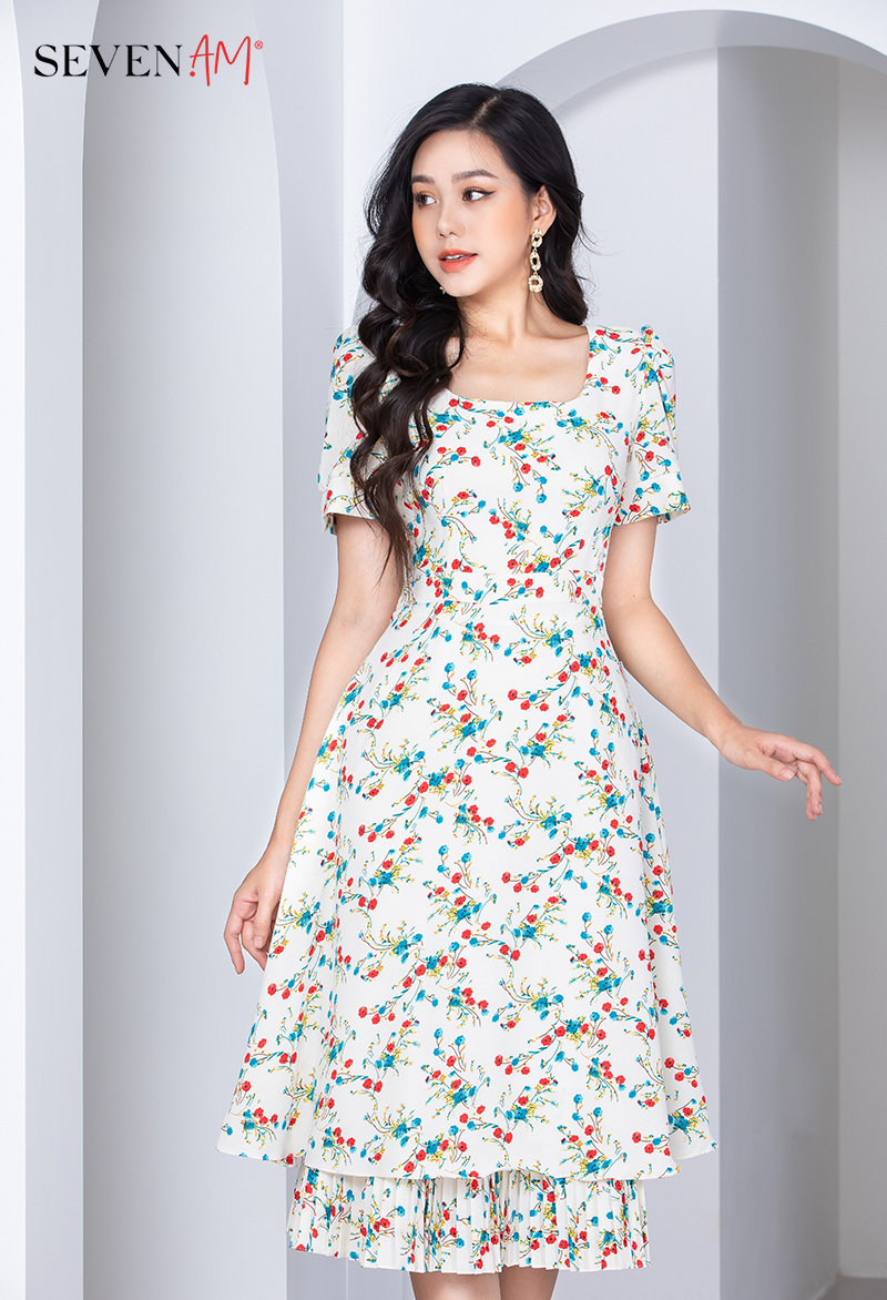 Chọn đầm công sở che đùi to