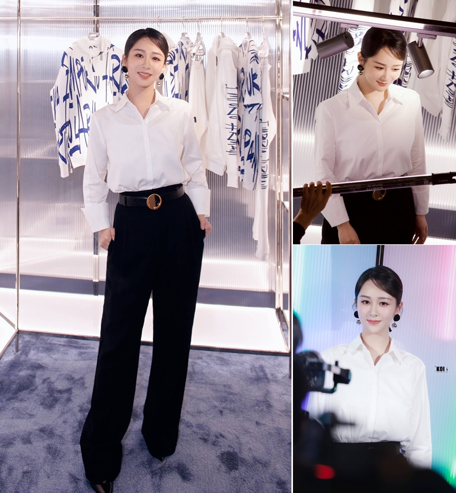 Cách phối đồ công sở nữ với quần đen - áo trắng