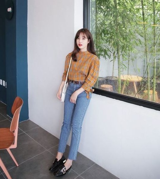 Áo không cổ - 36+ Kiểu áo sơ mi nữ dễ thương diện nơi công sở, đi học, đi làm...