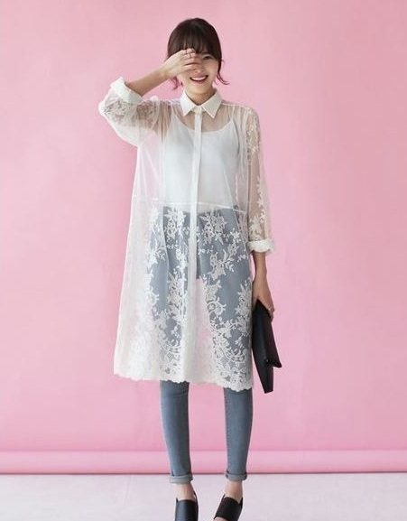 Ren xuyên thấu - 36+ Kiểu áo sơ mi nữ dễ thương diện nơi công sở, đi học, đi làm...