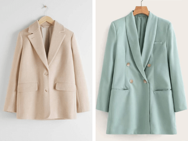 Áo vest màu pastel nữ tính