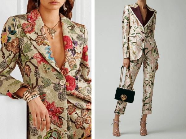 Một chút phá cách cùng vest hoa cá tính