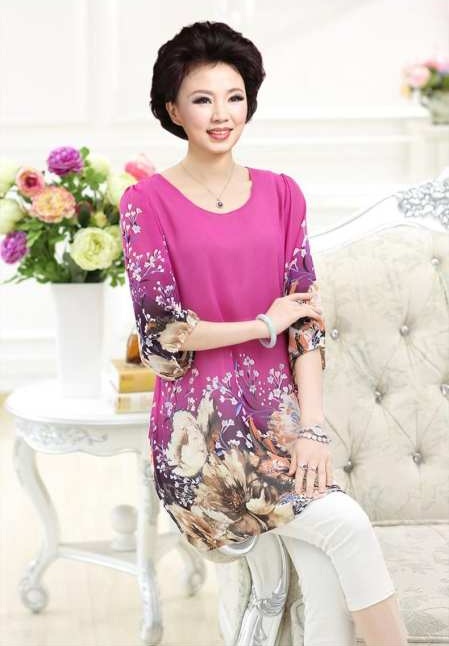 10+ Mẫu áo sơ mi nữ tuổi trung niên được yêu thích nhất 2019 - Ảnh 6