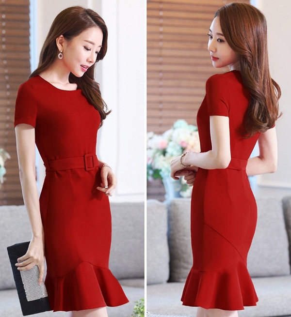 Đa năng với mẫu đầm đuôi cá vừa đi làm vừa đi chơi