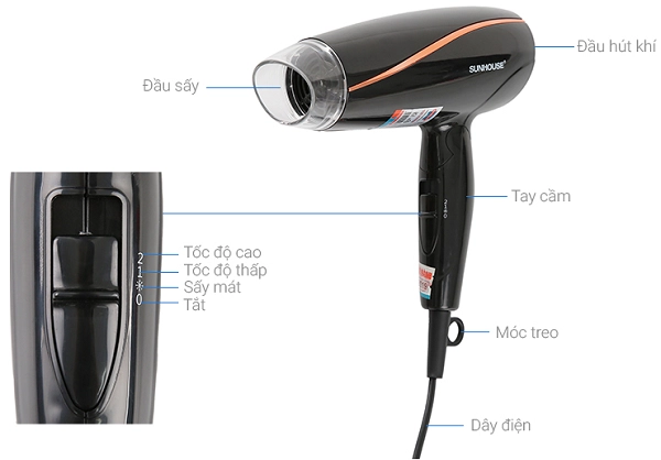 máy sấy tóc loại nào tốt